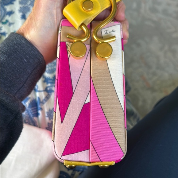 Emilio Pucci Fuilio Vintage Women's Bag with Yellow Strap - Picture 10 of 11